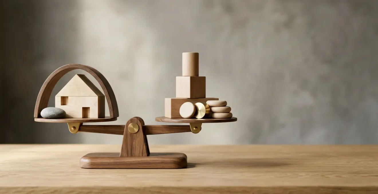 Concept de gestion financière intelligente en assurance habitation avec franchise élevée