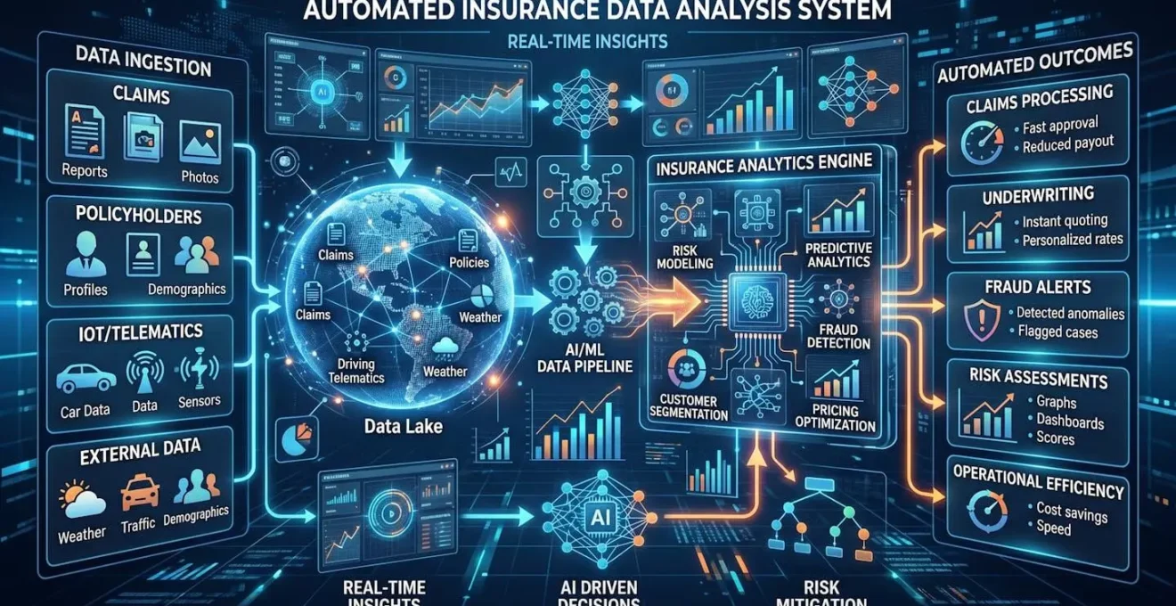 Représentation visuelle de l'analyse de données par les systèmes automatisés d'assurance